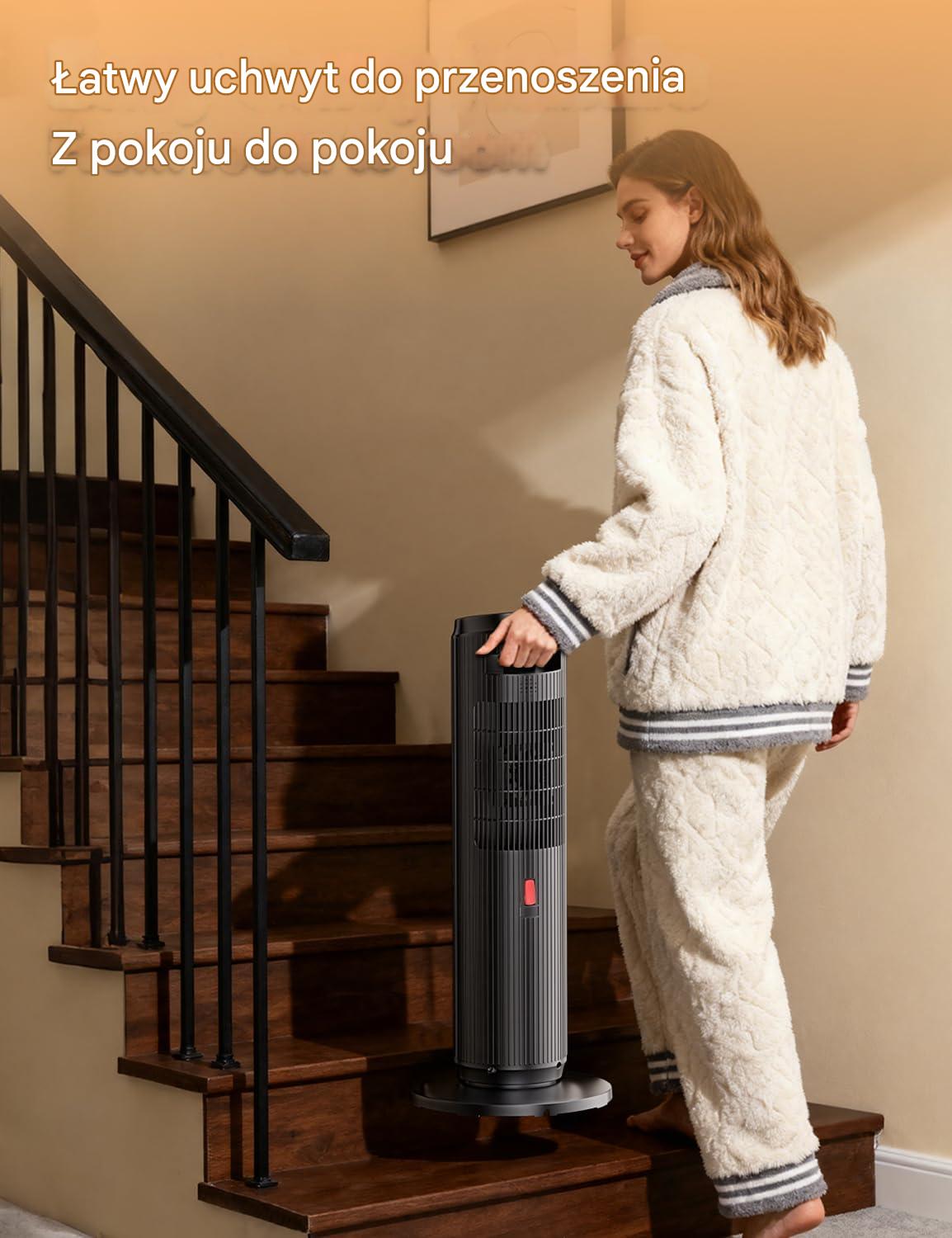 Grzejnik Ceramiczny - widok z boku